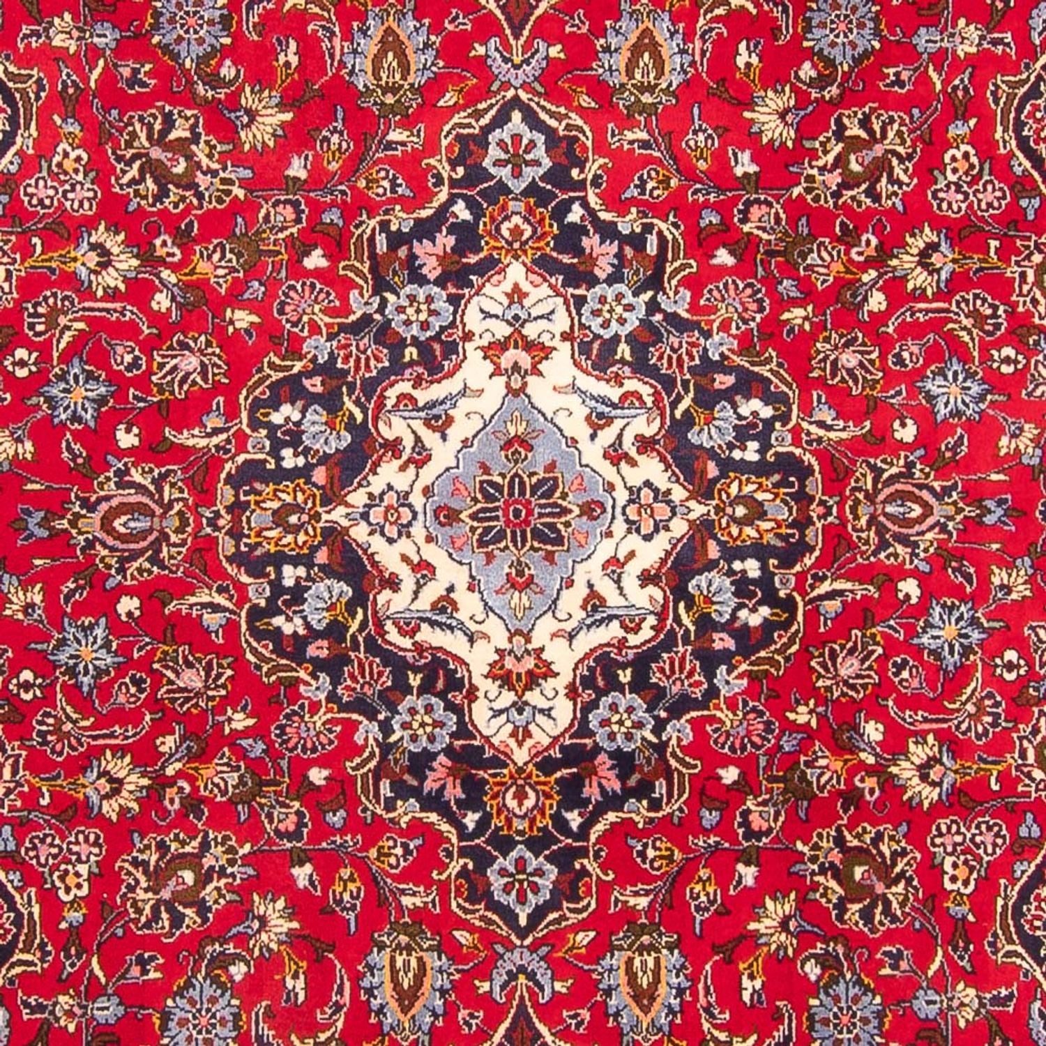 Alfombra persa - Keshan - 313 x 200 cm - rojo