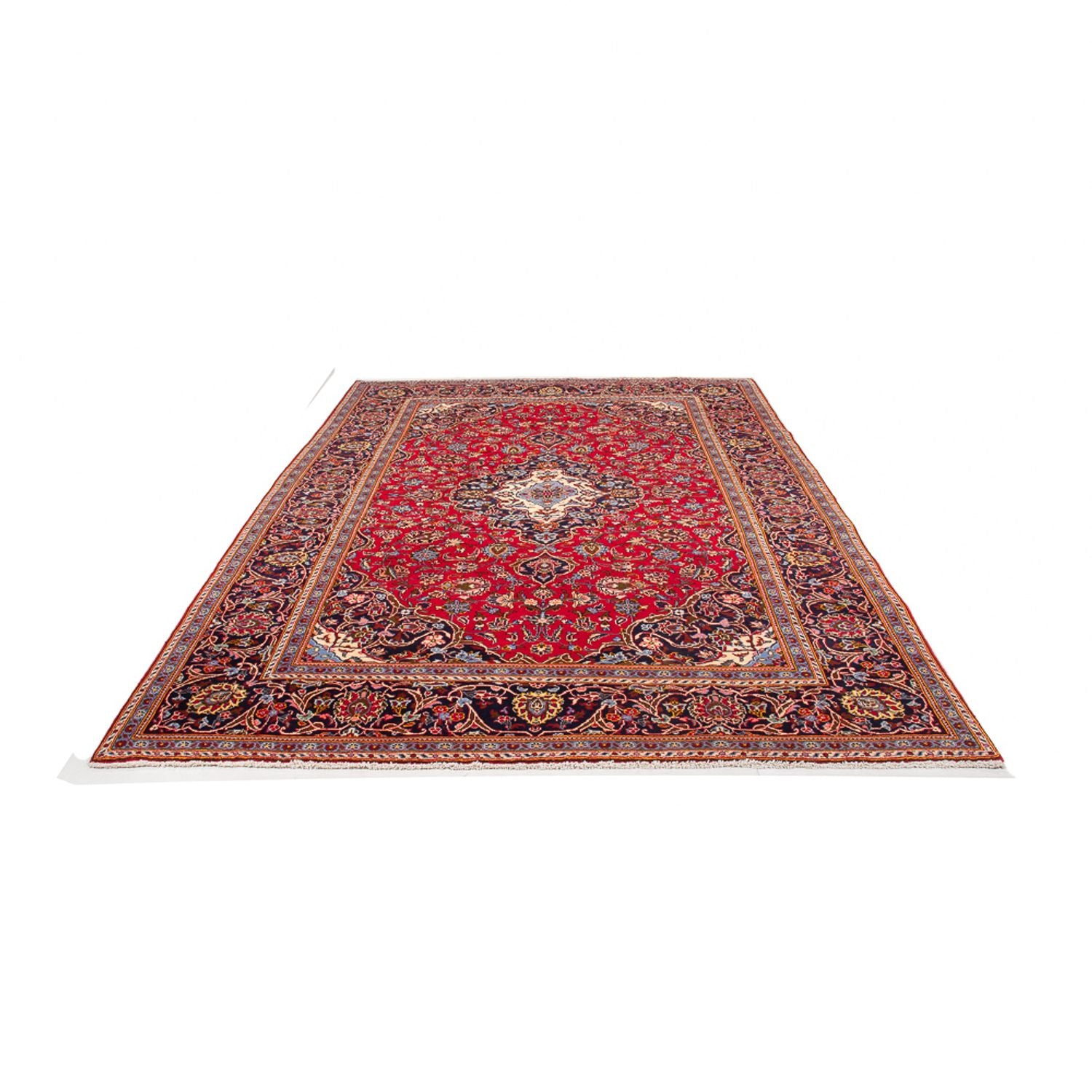 Alfombra persa - Keshan - 313 x 200 cm - rojo