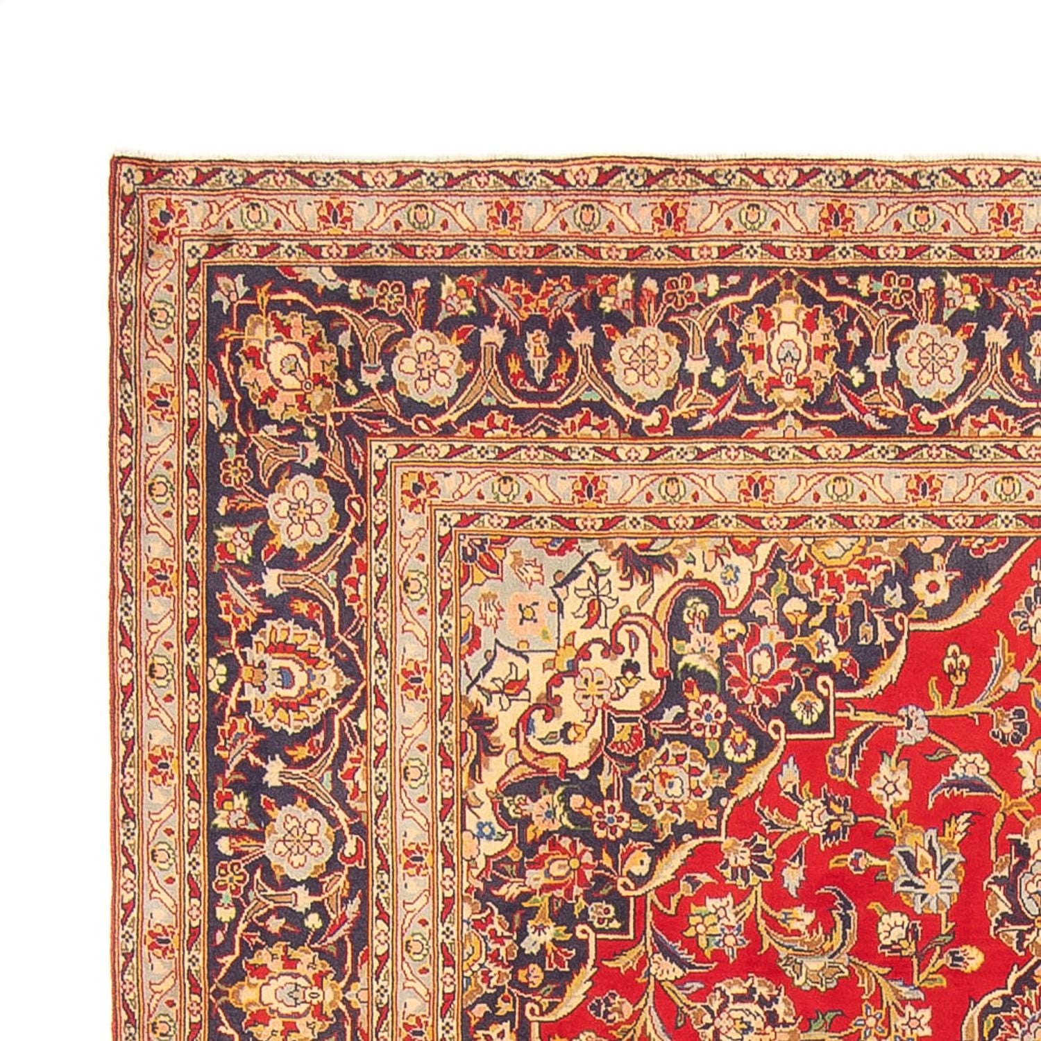 Alfombra persa - Keshan - 307 x 204 cm - rojo