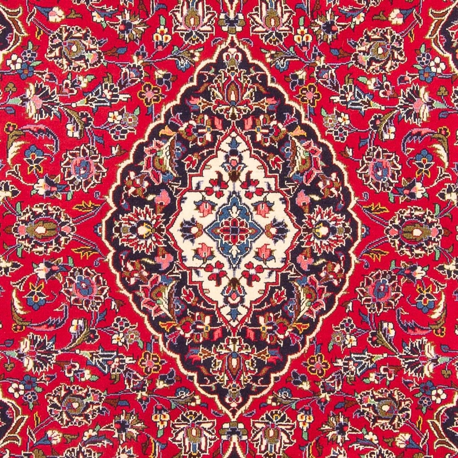 Alfombra persa - Keshan - 314 x 200 cm - rojo