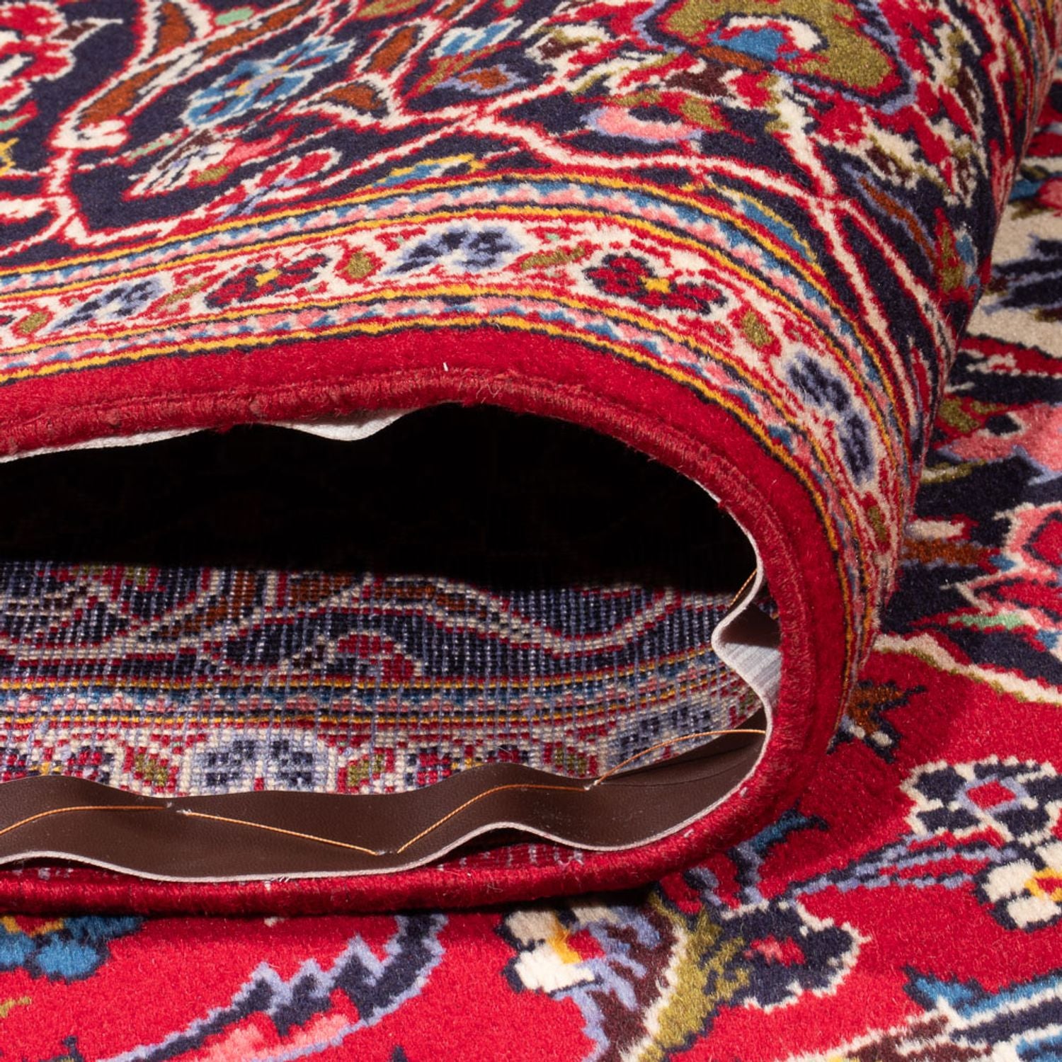 Alfombra persa - Keshan - 314 x 200 cm - rojo