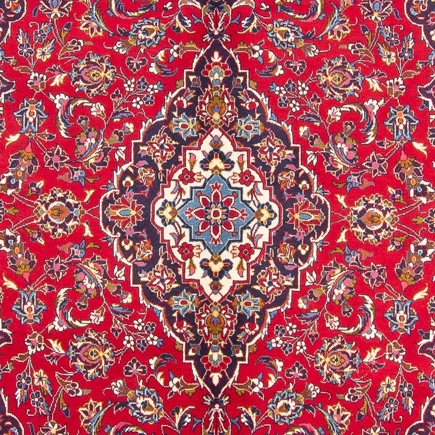 Alfombra persa - Keshan - 315 x 200 cm - rojo