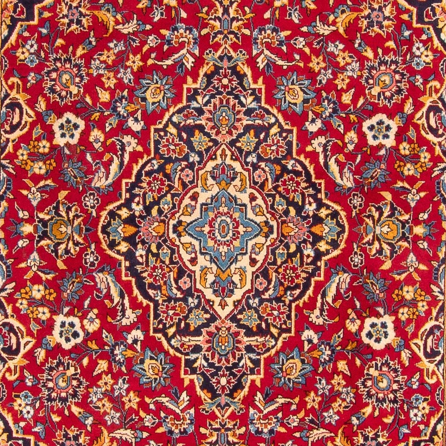 Alfombra persa - Keshan - 312 x 202 cm - rojo