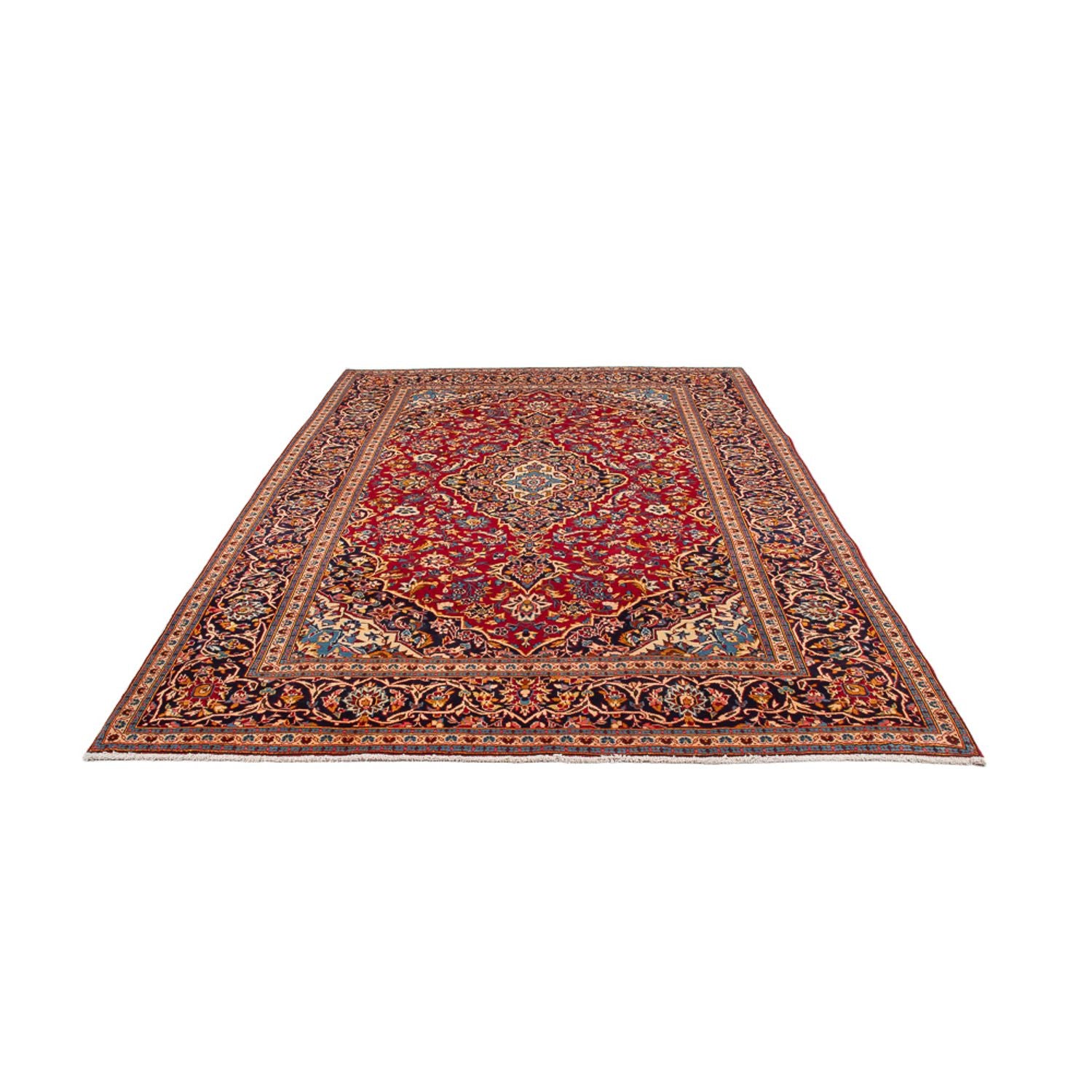 Alfombra persa - Keshan - 312 x 202 cm - rojo