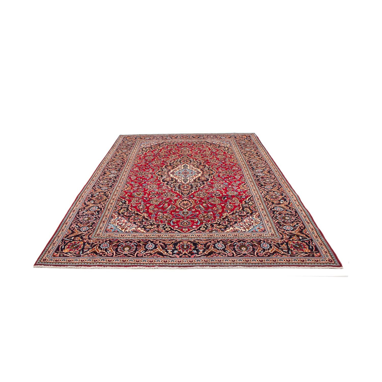 Alfombra persa - Keshan - 315 x 200 cm - rojo
