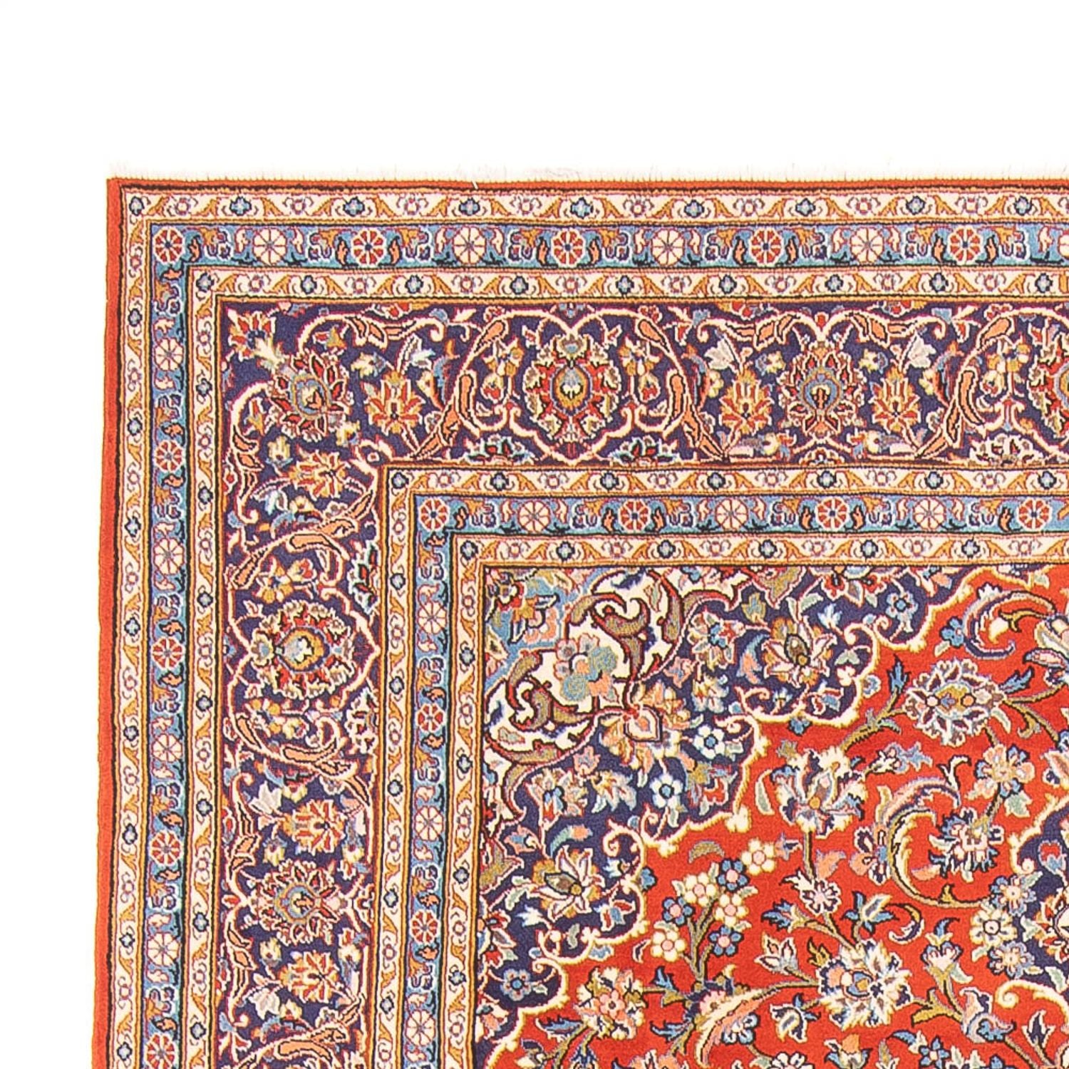 Alfombra persa - Keshan - 314 x 202 cm - rojo