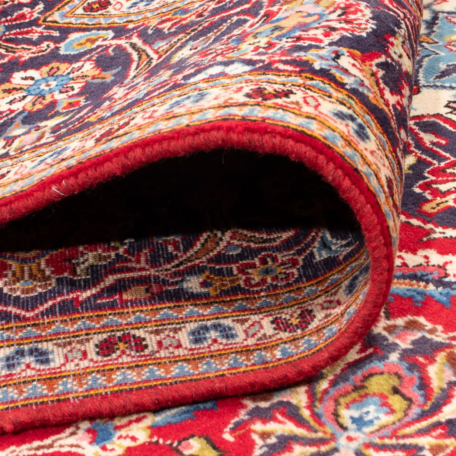 Alfombra persa - Keshan - 310 x 205 cm - rojo