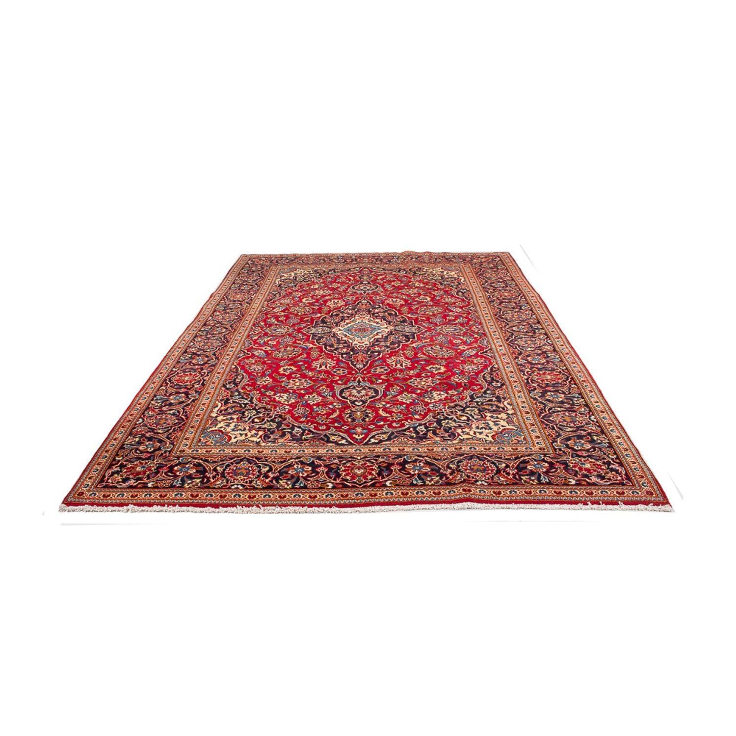 Alfombra persa - Keshan - 310 x 205 cm - rojo