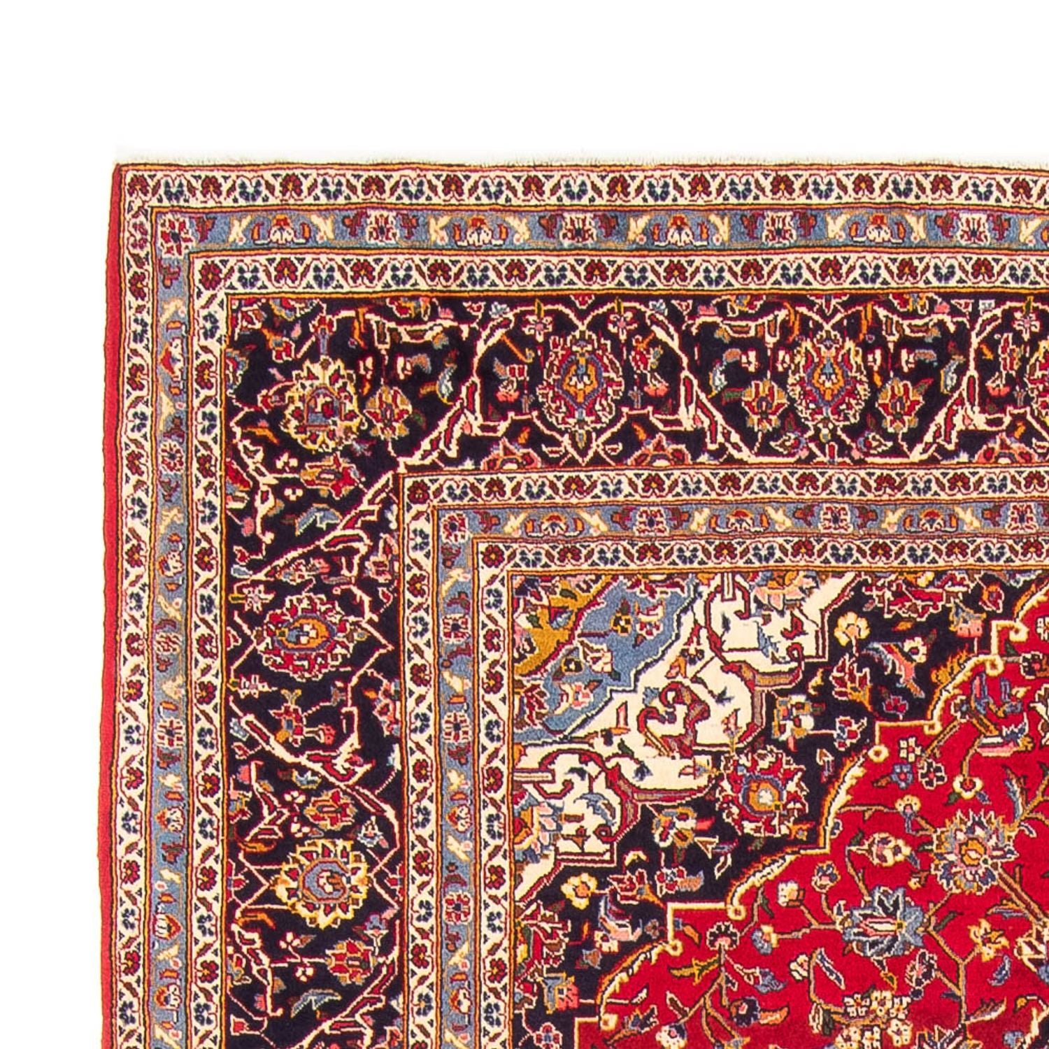 Alfombra persa - Keshan - 305 x 209 cm - rojo