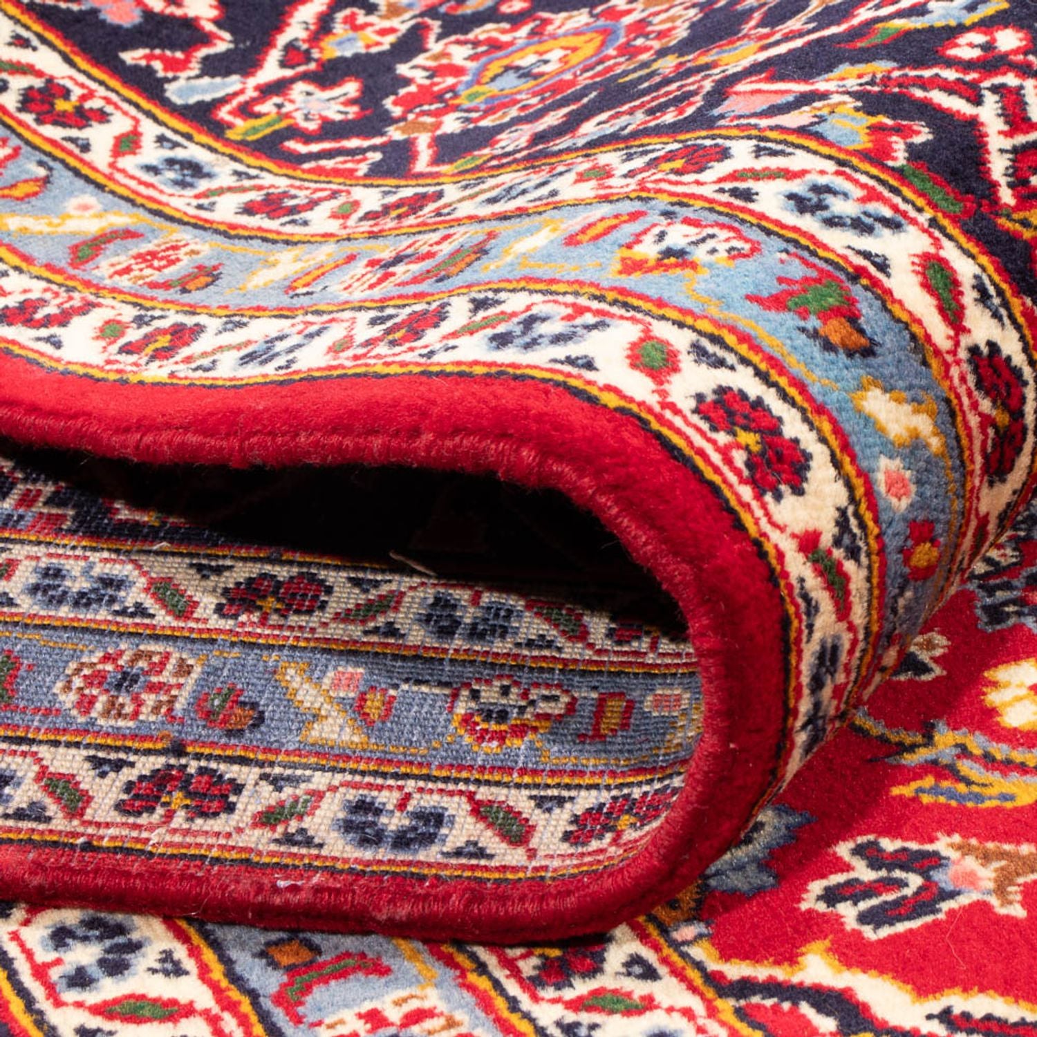 Alfombra persa - Keshan - 305 x 209 cm - rojo