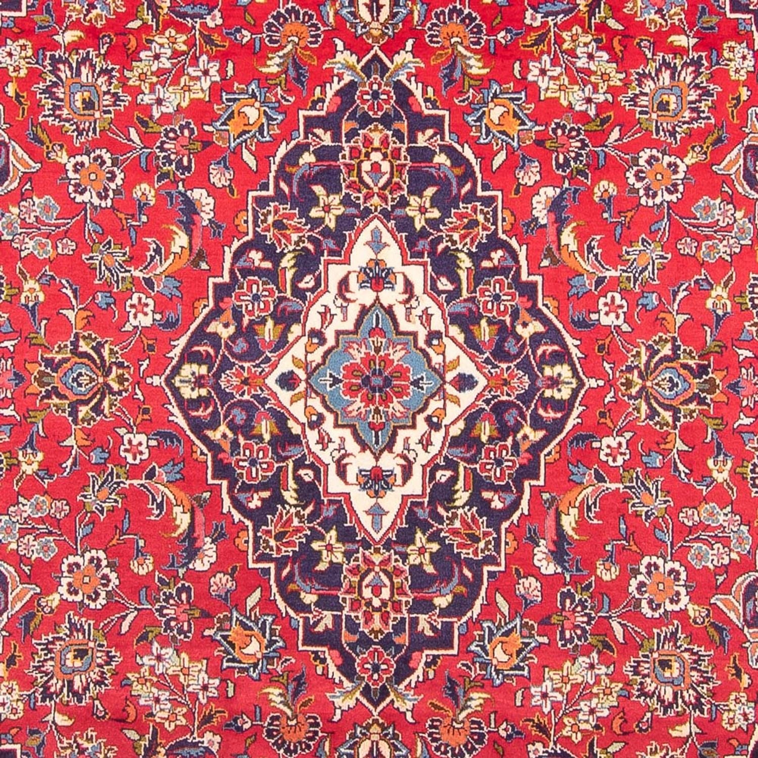 Alfombra persa - Keshan - 325 x 197 cm - rojo