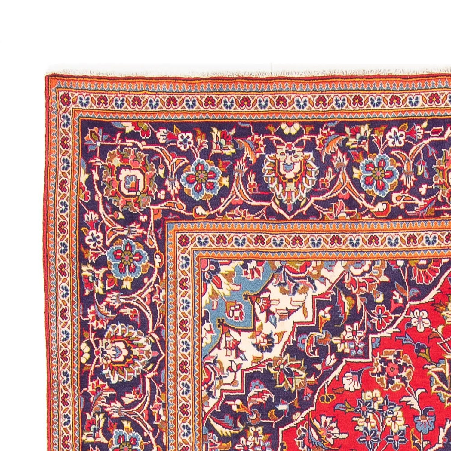 Alfombra persa - Keshan - 325 x 197 cm - rojo