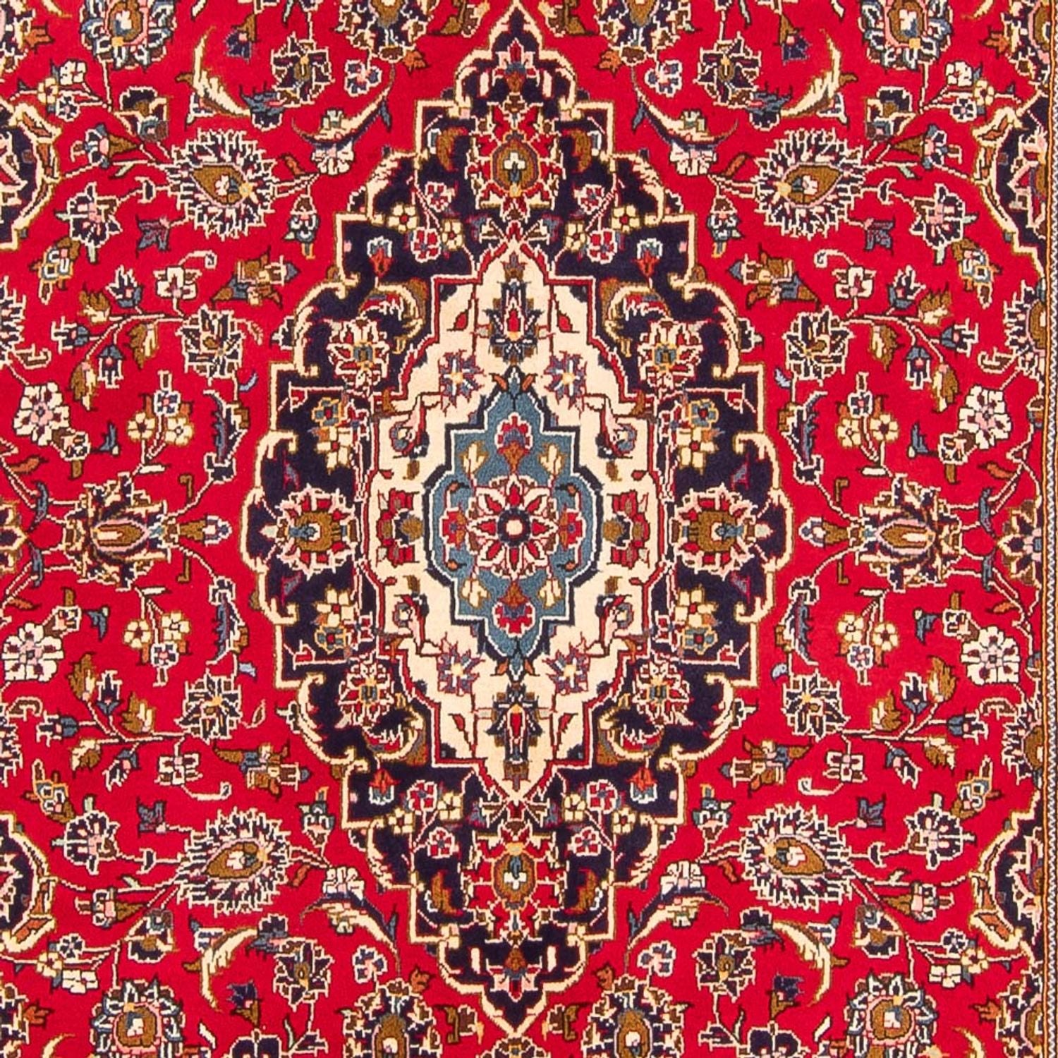 Alfombra persa - Keshan - 325 x 198 cm - rojo