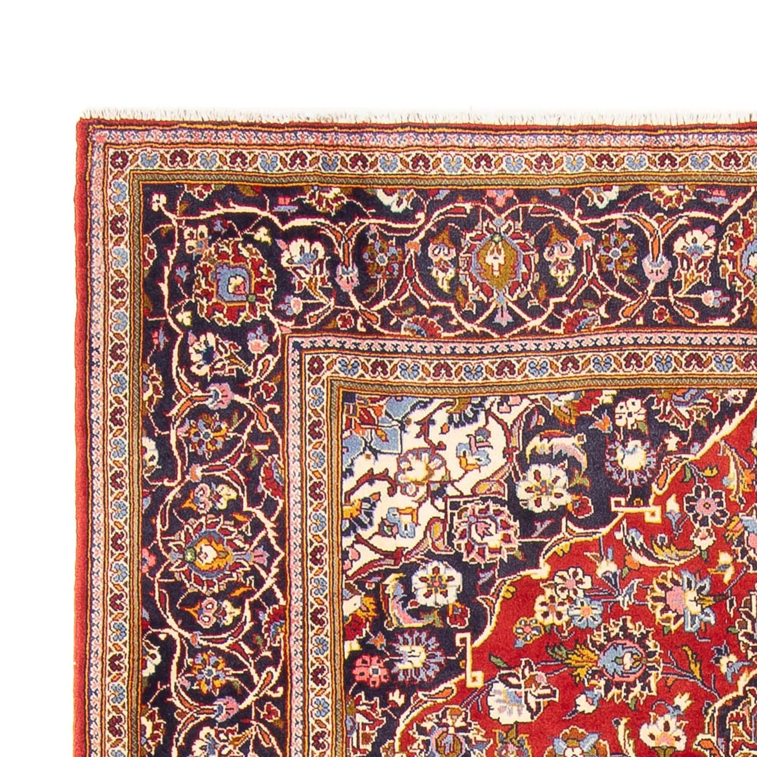 Alfombra persa - Keshan - 322 x 200 cm - rojo