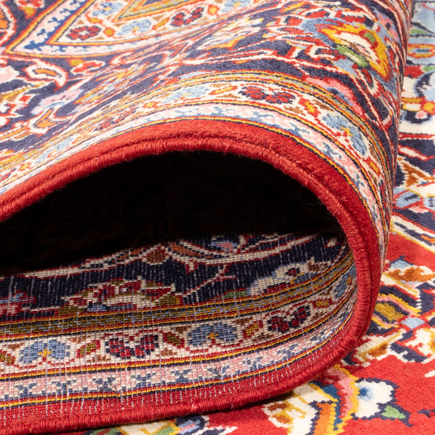 Alfombra persa - Keshan - 322 x 200 cm - rojo