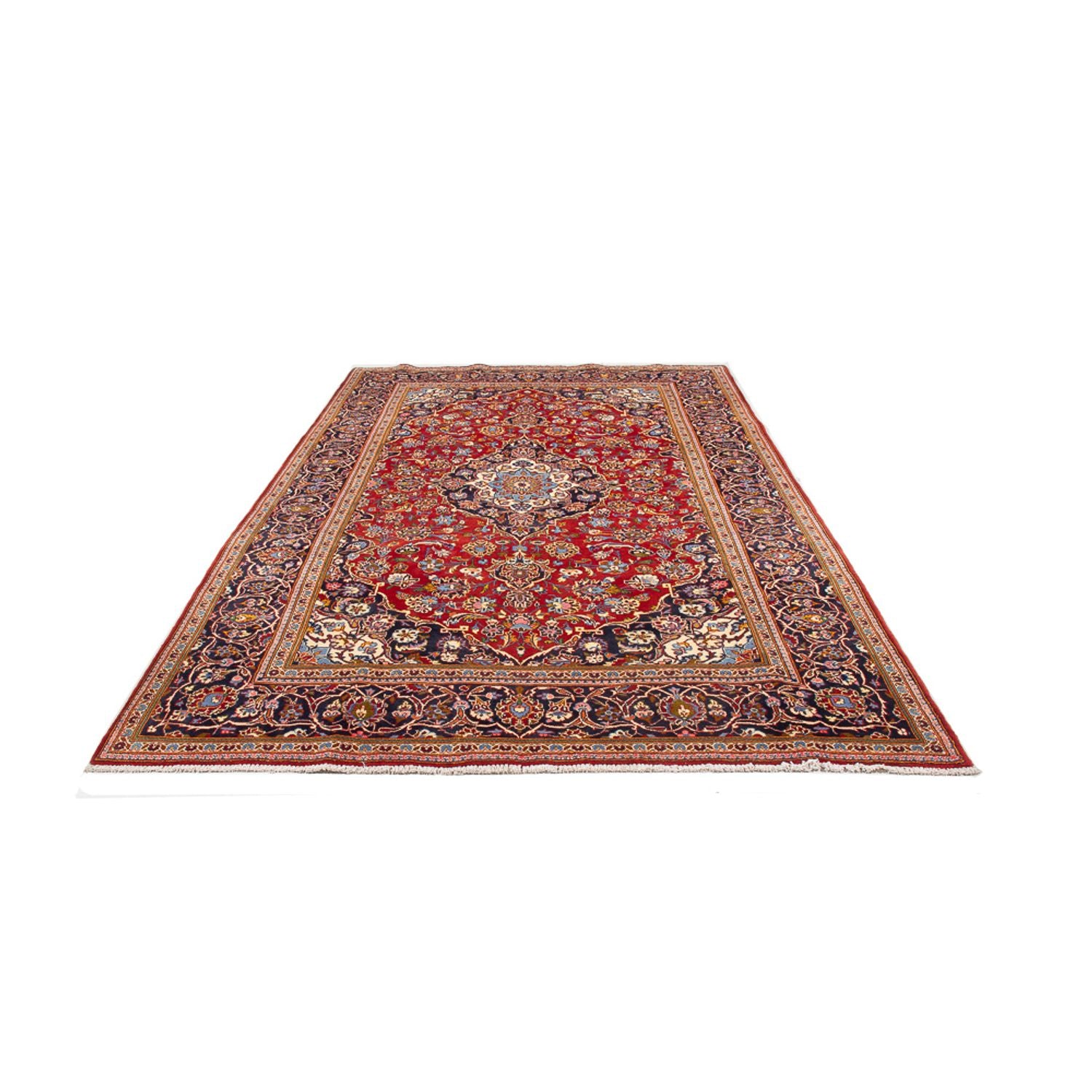 Alfombra persa - Keshan - 322 x 200 cm - rojo