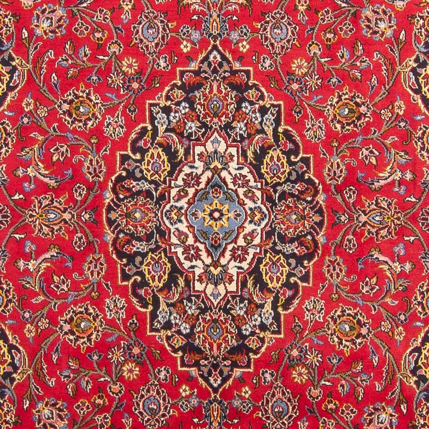Alfombra persa - Keshan - 307 x 210 cm - rojo