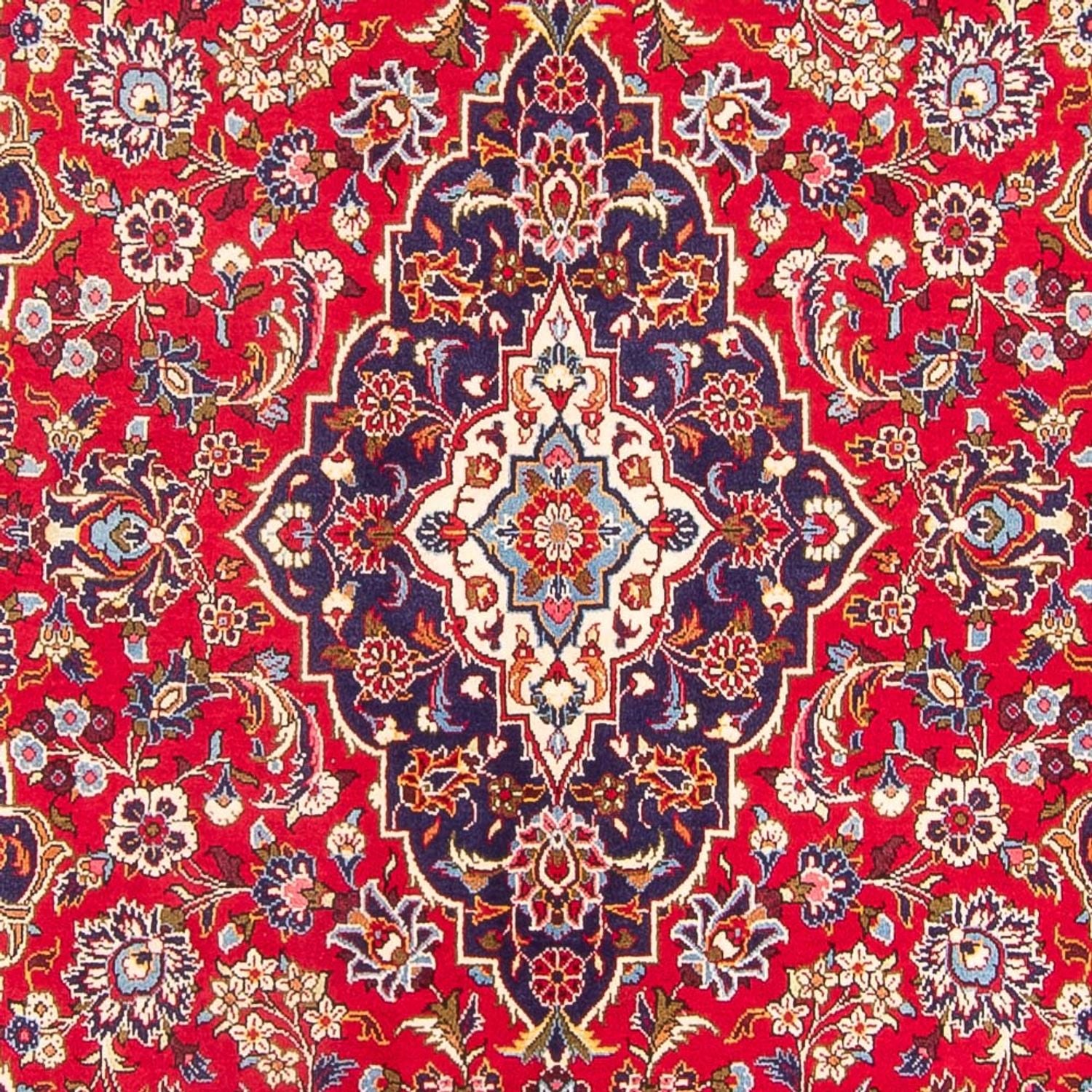 Alfombra persa - Keshan - 323 x 200 cm - rojo