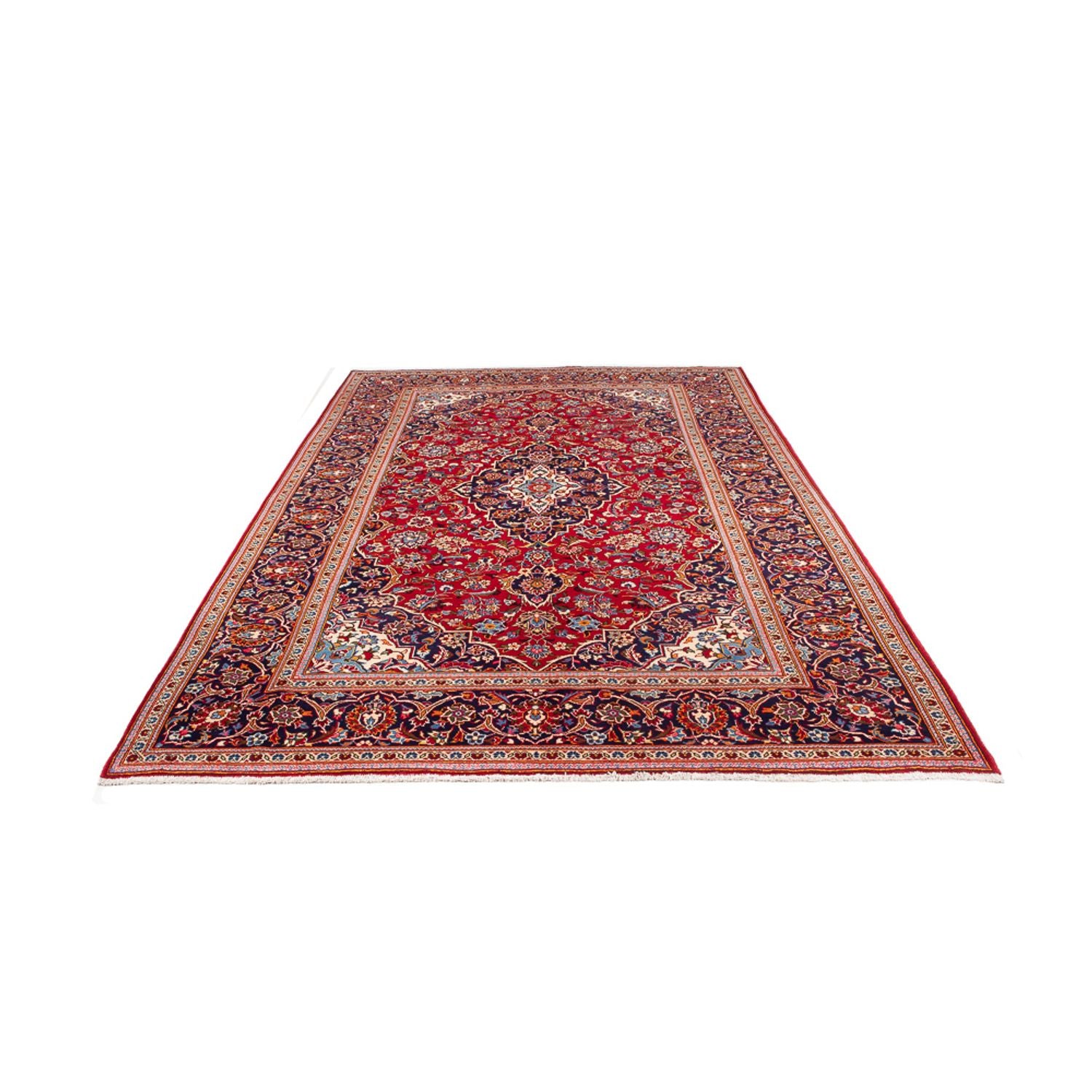 Alfombra persa - Keshan - 323 x 200 cm - rojo