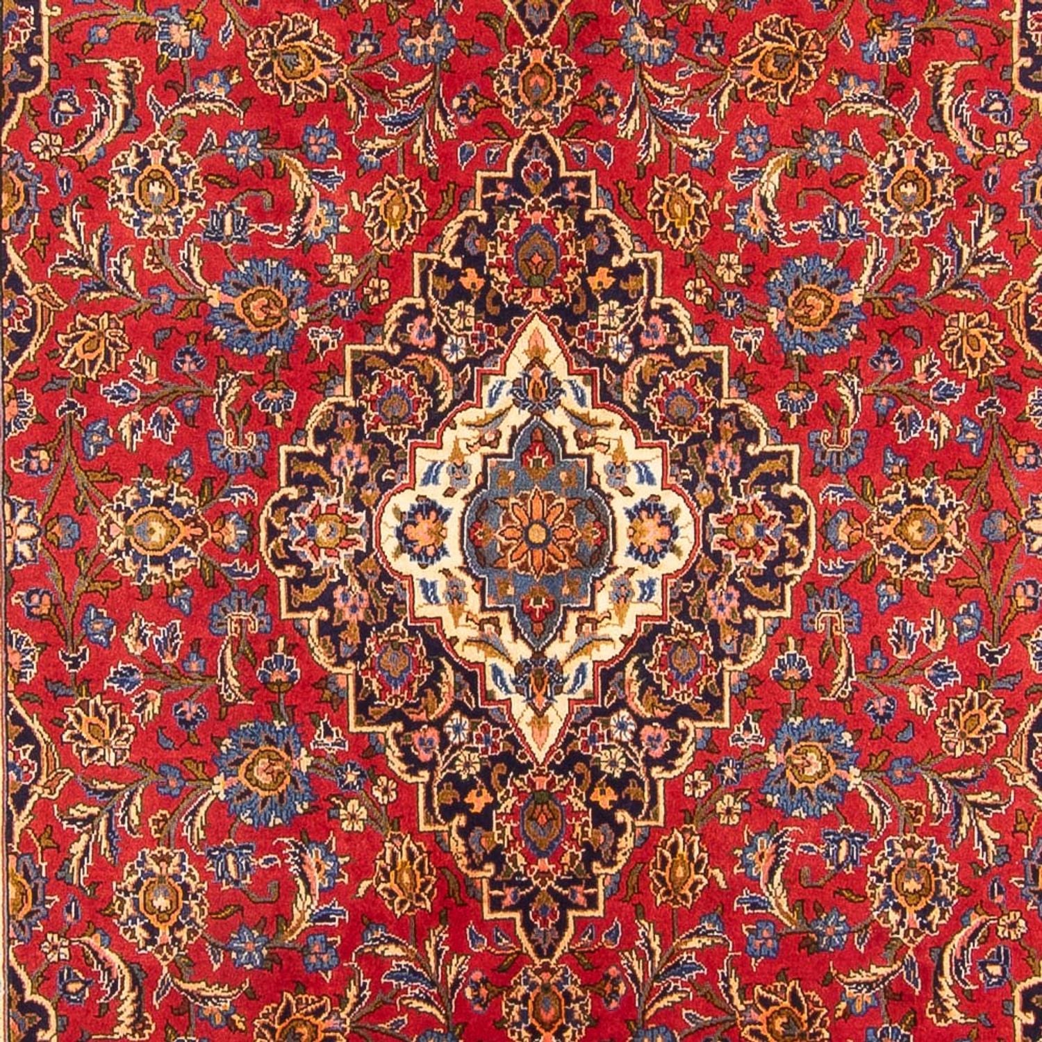Alfombra persa - Keshan - 309 x 212 cm - rojo