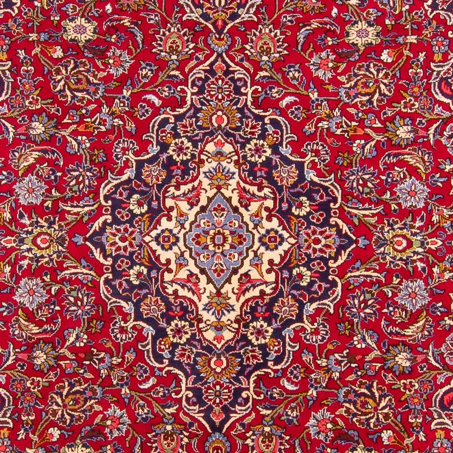 Alfombra persa - Keshan - 308 x 215 cm - rojo