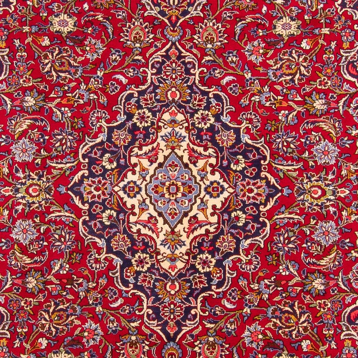 Alfombra persa - Keshan - 308 x 215 cm - rojo