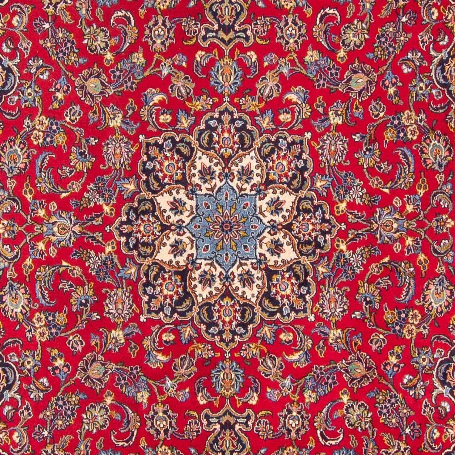 Alfombra persa - Keshan - 326 x 209 cm - rojo