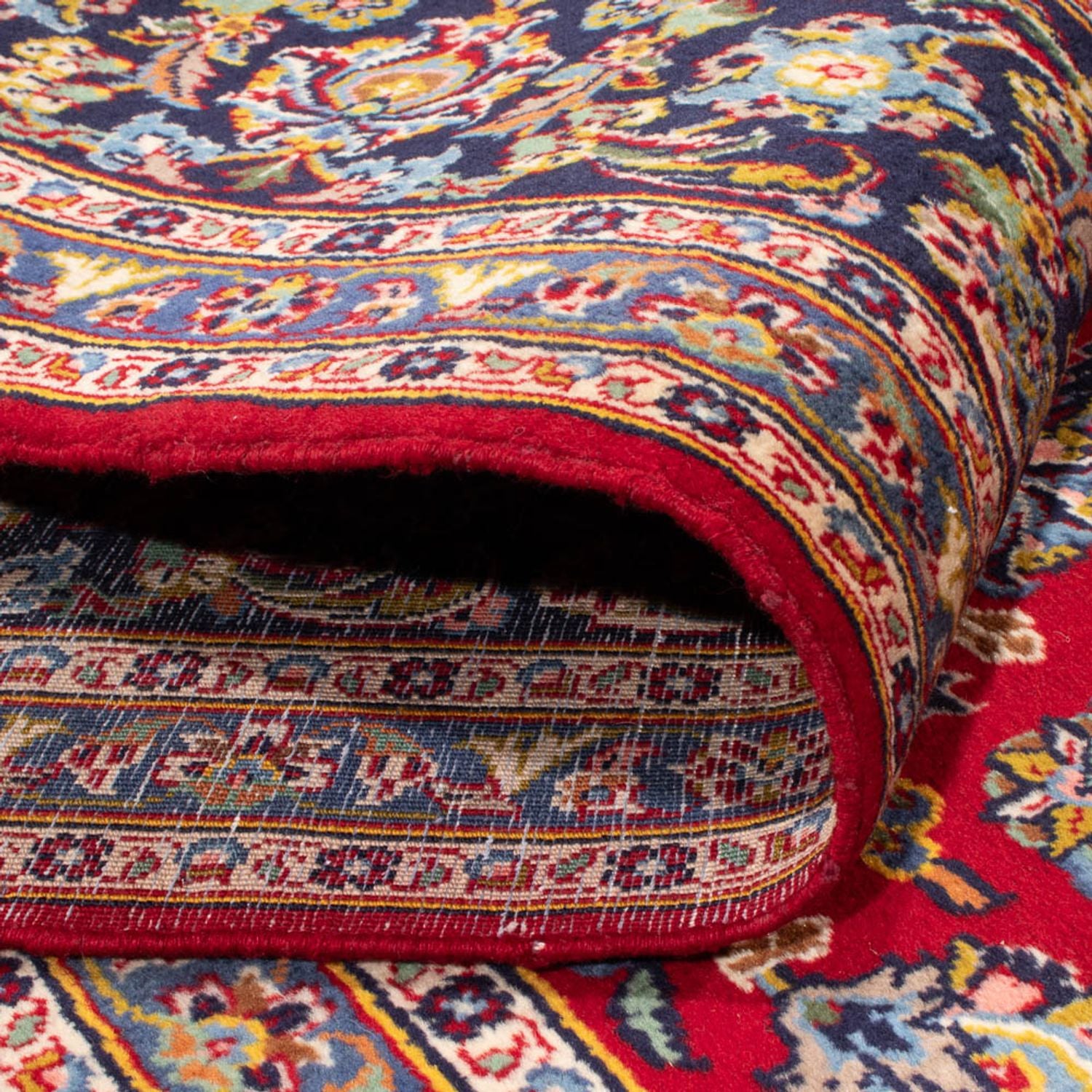 Alfombra persa - Keshan - 326 x 209 cm - rojo