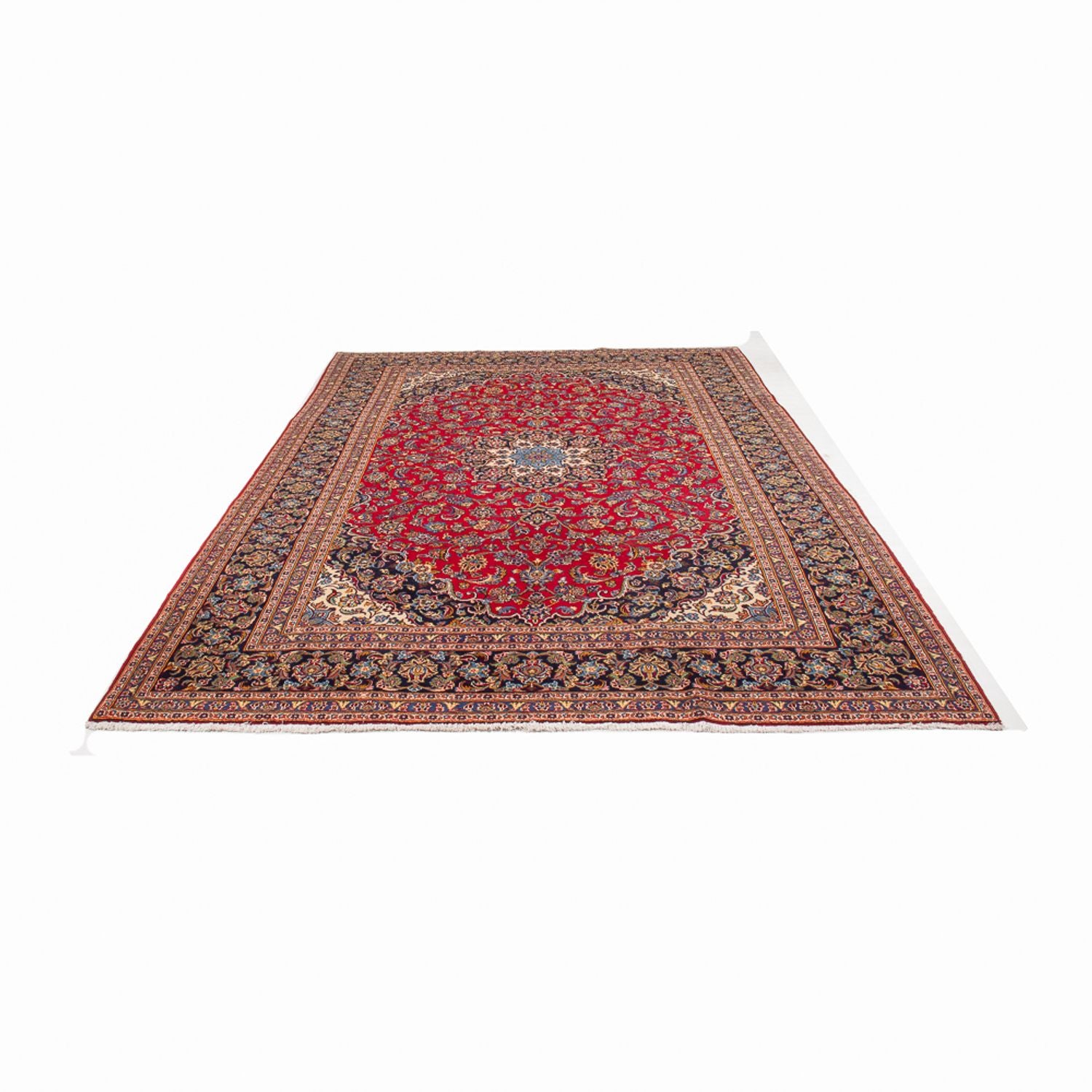 Alfombra persa - Keshan - 326 x 209 cm - rojo