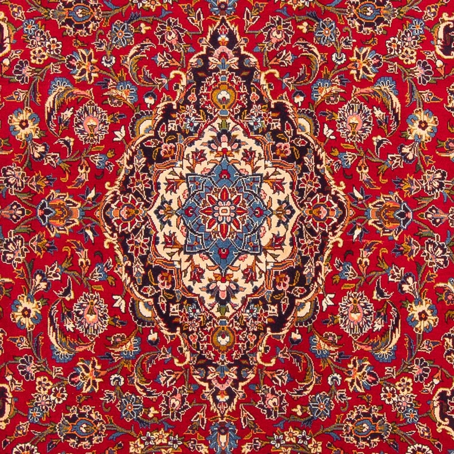 Alfombra persa - Keshan - 335 x 210 cm - rojo