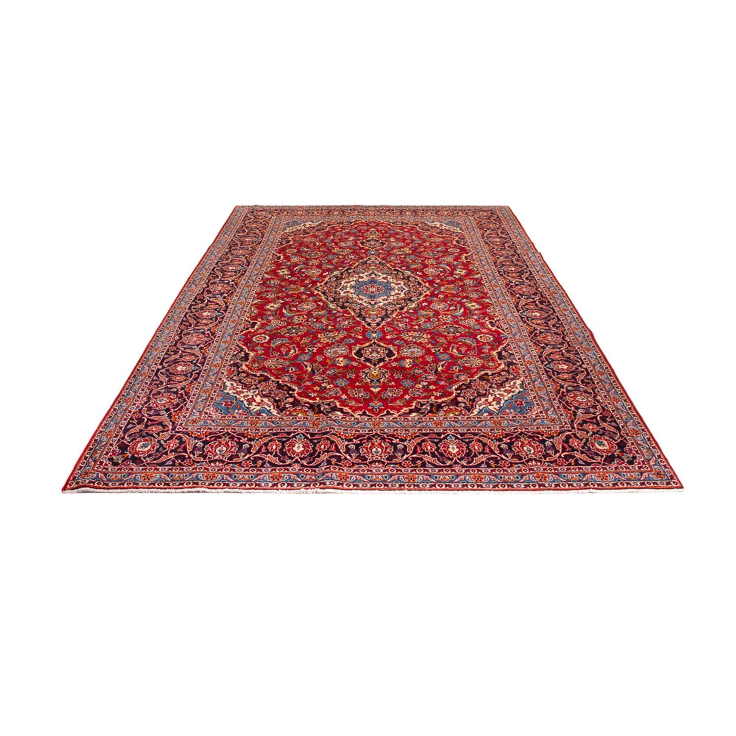 Alfombra persa - Keshan - 335 x 210 cm - rojo