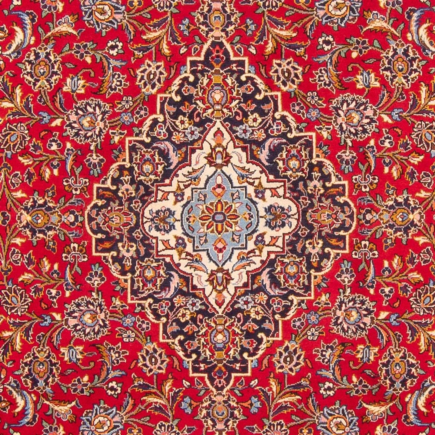 Alfombra persa - Keshan - 332 x 223 cm - rojo