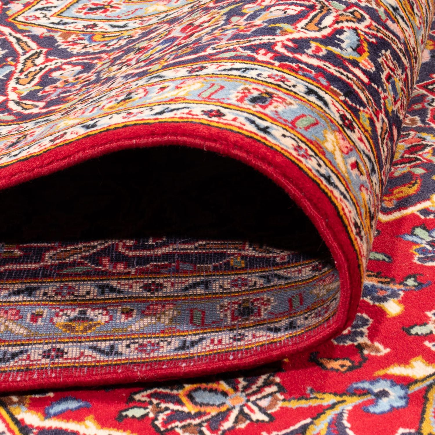 Alfombra persa - Keshan - 332 x 223 cm - rojo