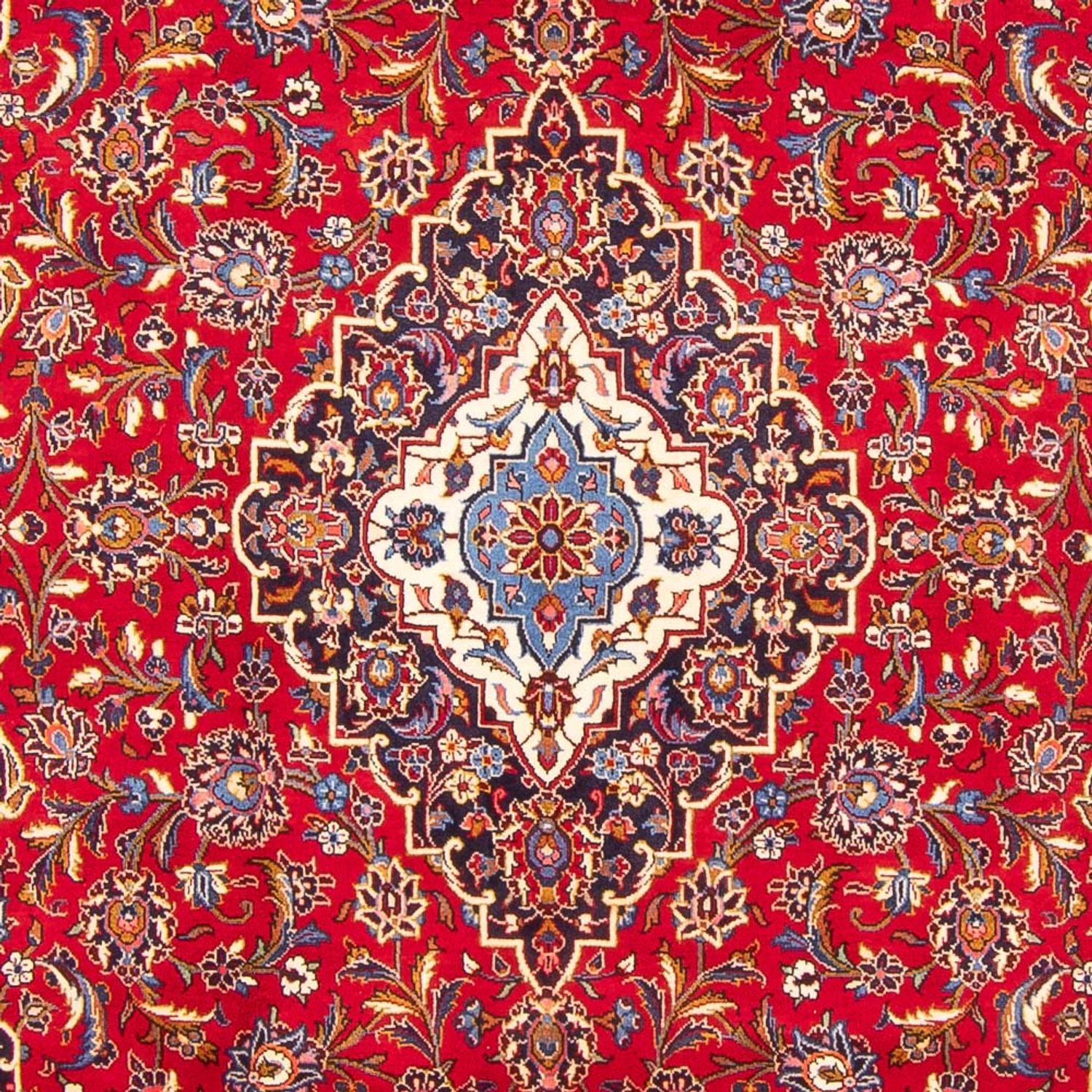 Alfombra persa - Keshan - 340 x 220 cm - rojo