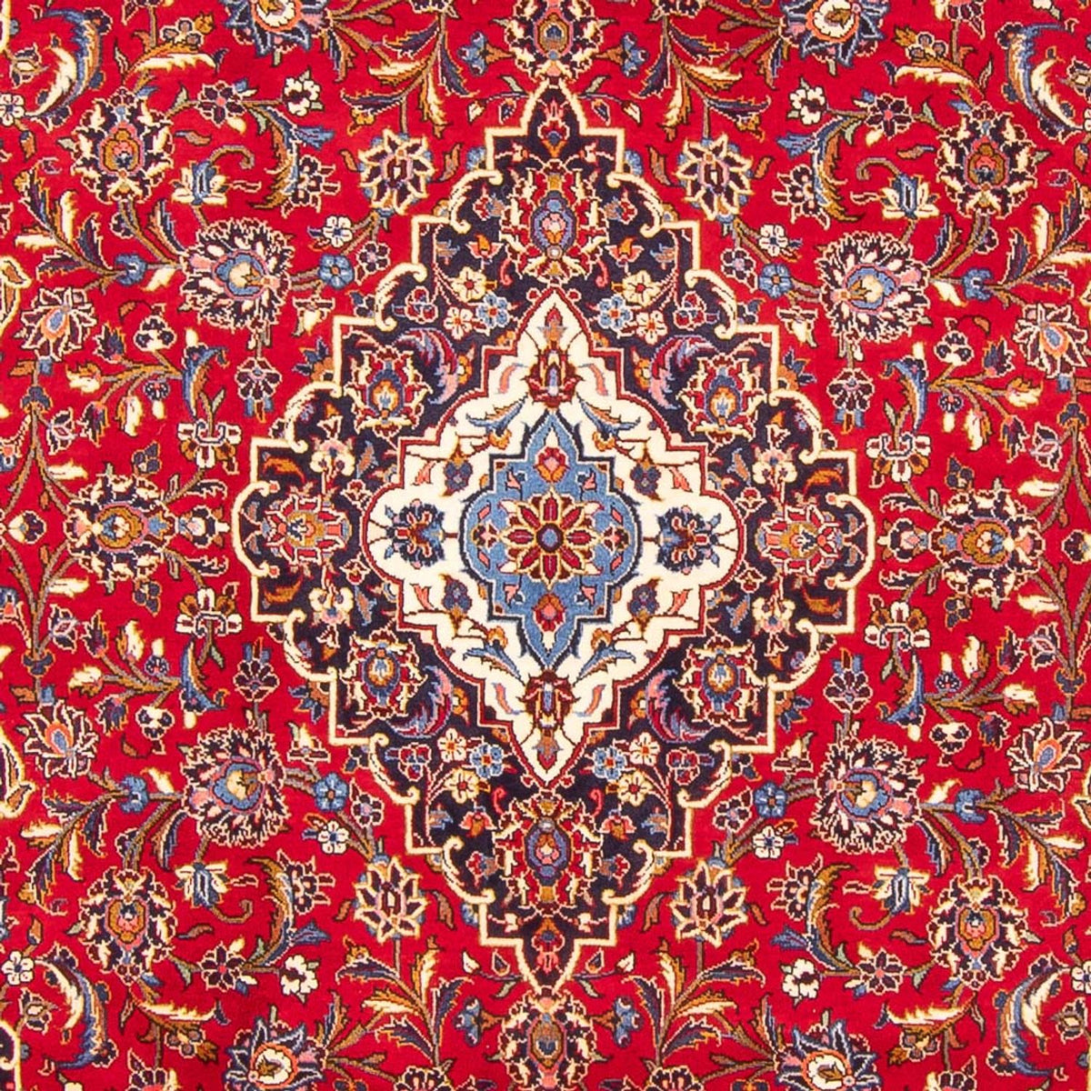 Alfombra persa - Keshan - 340 x 220 cm - rojo