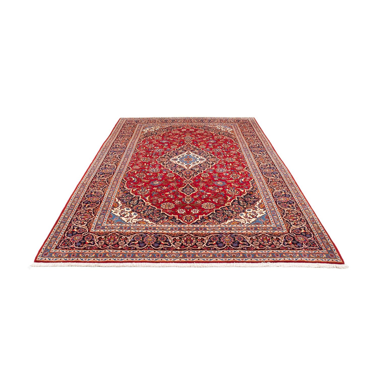 Alfombra persa - Keshan - 340 x 220 cm - rojo