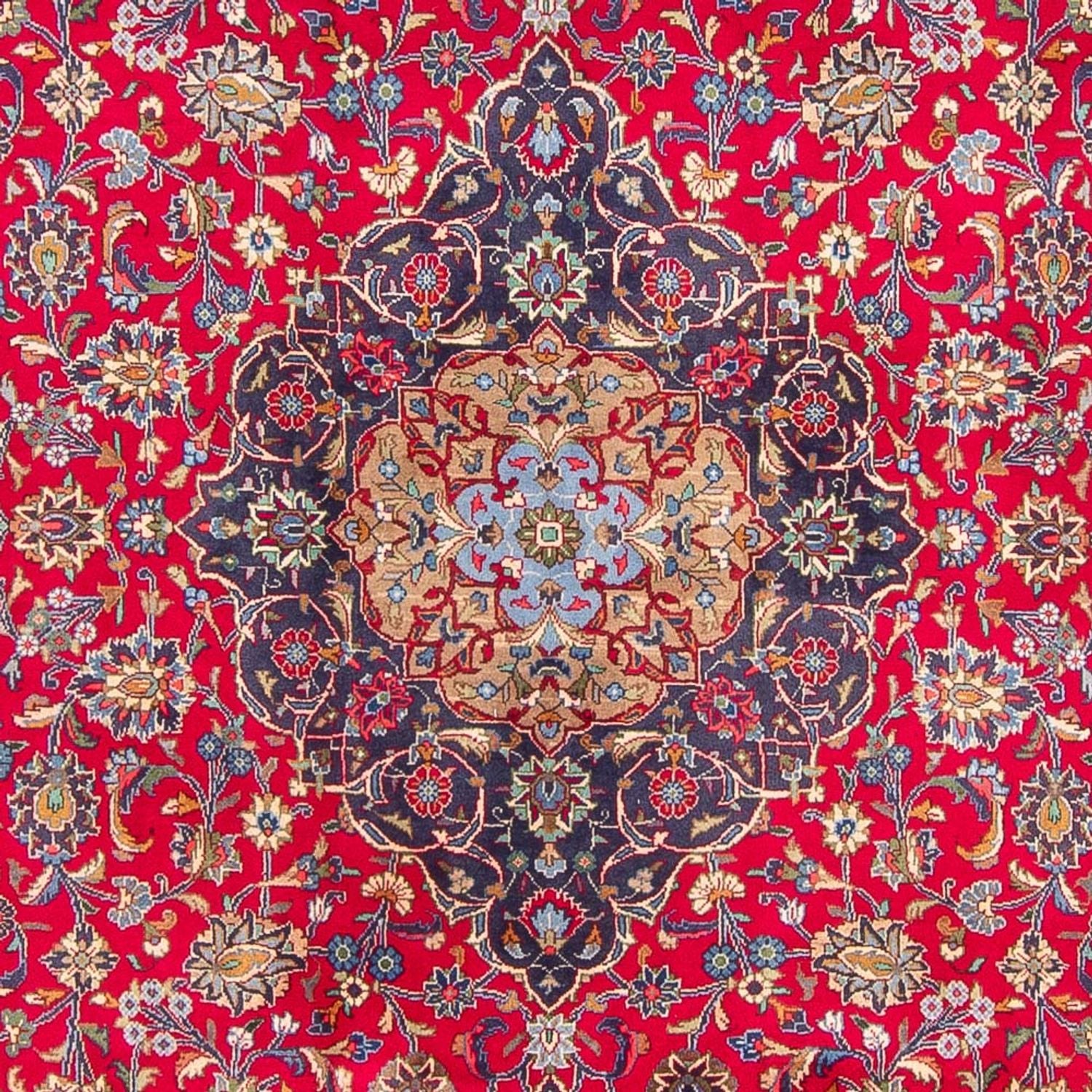 Alfombra persa - Keshan - 337 x 238 cm - rojo