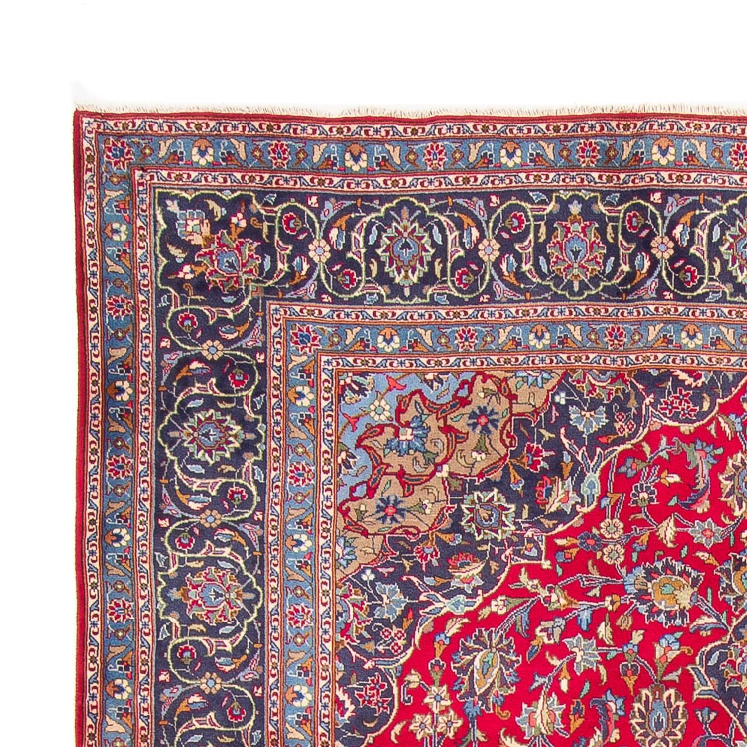 Alfombra persa - Keshan - 337 x 238 cm - rojo