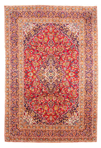 Alfombra persa - Keshan - 345 x 237 cm - rojo