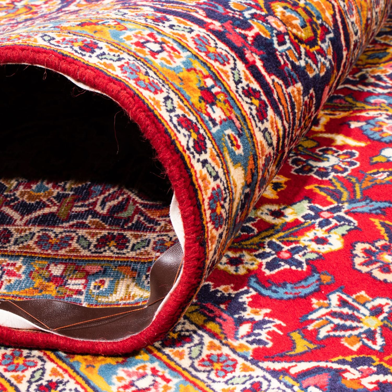Alfombra persa - Keshan - 345 x 237 cm - rojo