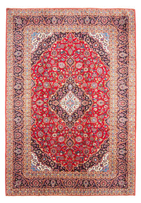 Alfombra persa - Keshan - 341 x 241 cm - rojo