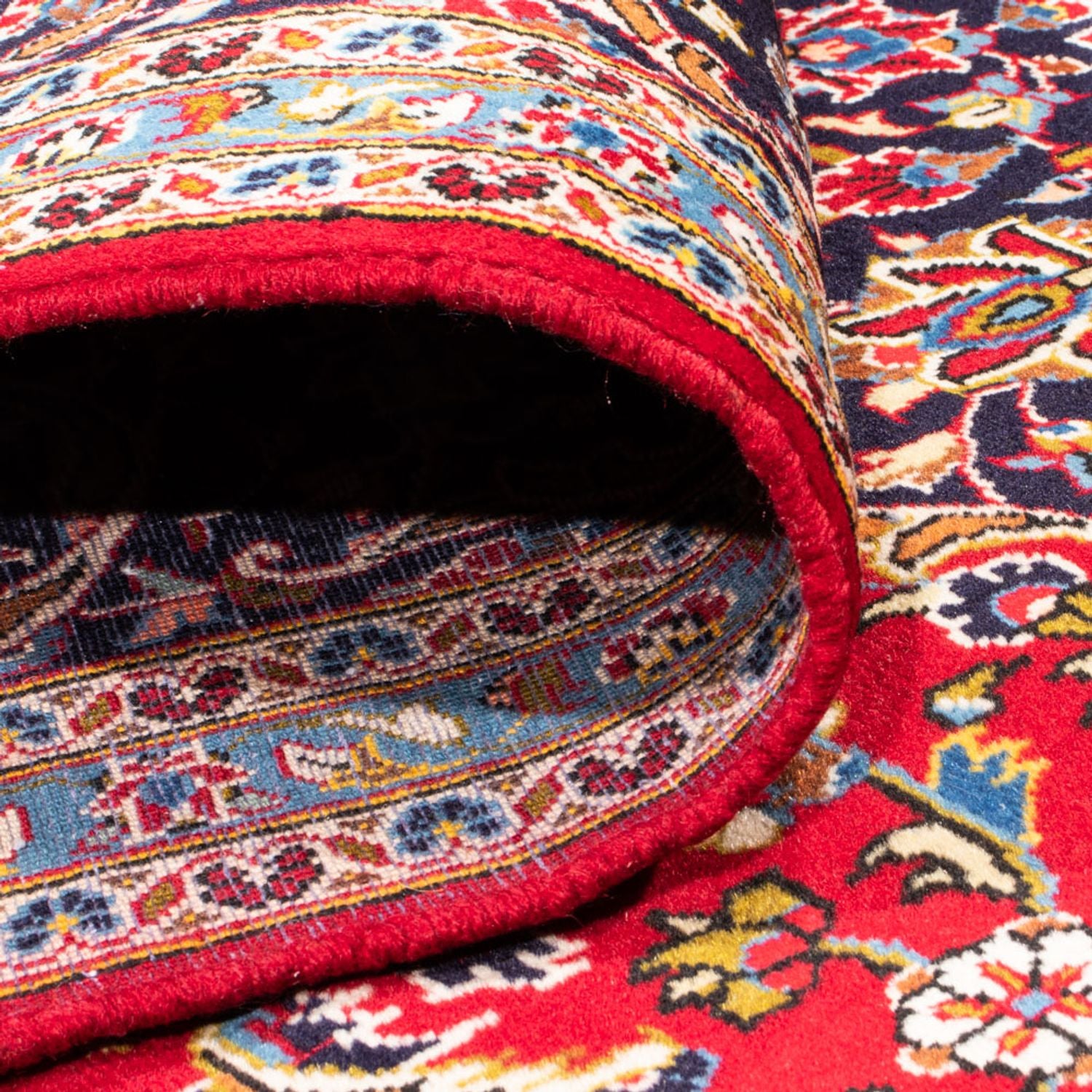 Alfombra persa - Keshan - 341 x 241 cm - rojo
