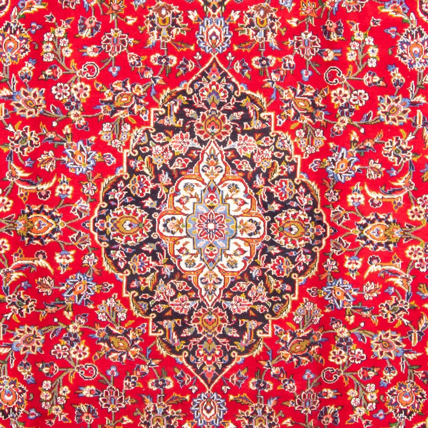 Alfombra persa - Keshan - 340 x 243 cm - rojo