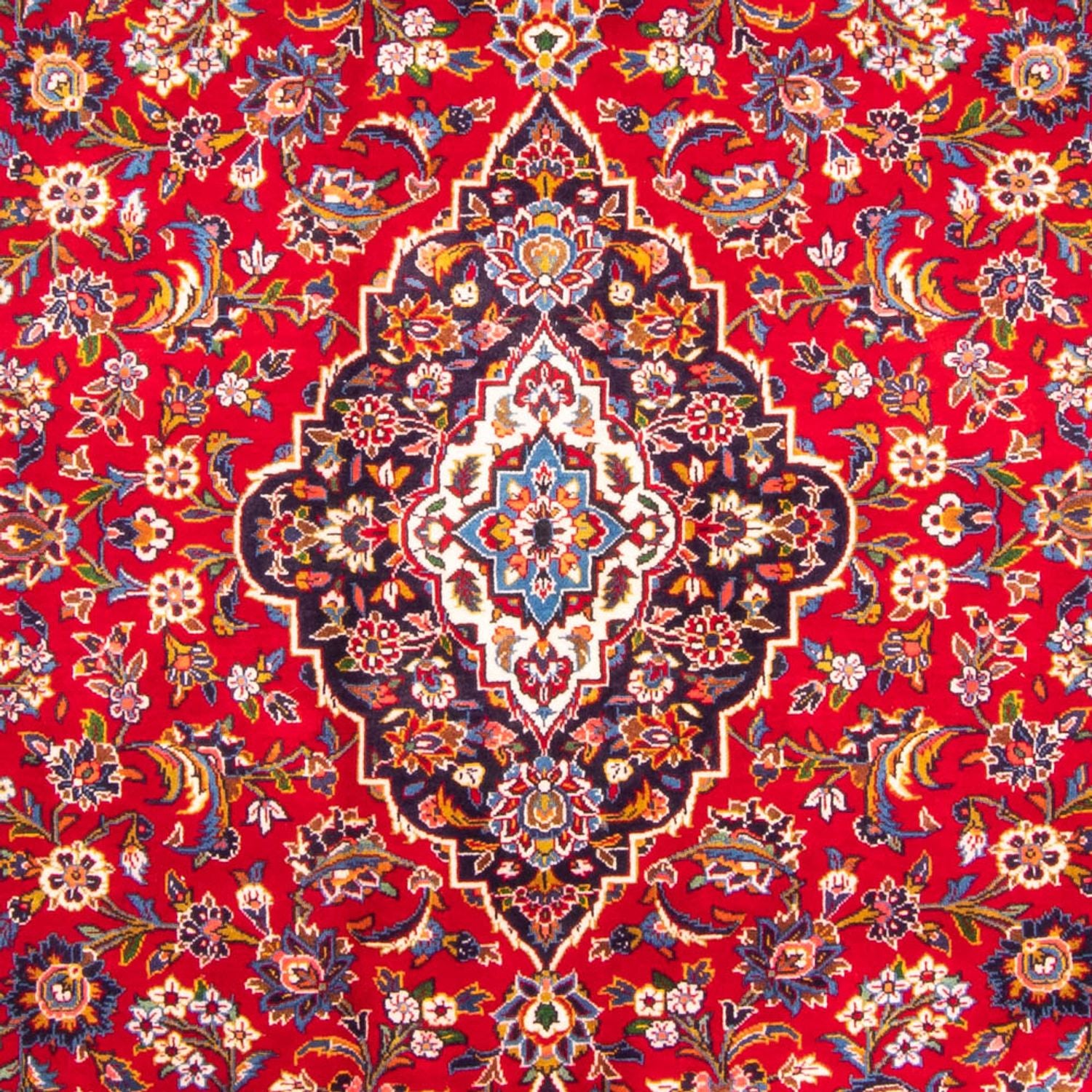 Alfombra persa - Keshan - 343 x 241 cm - rojo