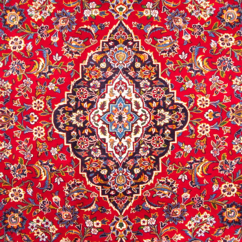 Alfombra persa - Keshan - 343 x 241 cm - rojo