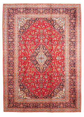 Alfombra persa - Keshan - 342 x 242 cm - rojo