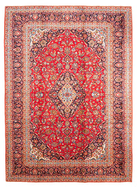 Alfombra persa - Keshan - 342 x 242 cm - rojo