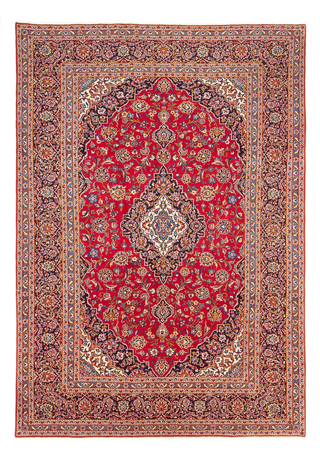 Alfombra persa - Keshan - 337 x 246 cm - rojo