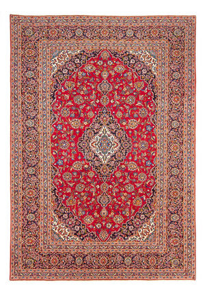 Alfombra persa - Keshan - 337 x 246 cm - rojo