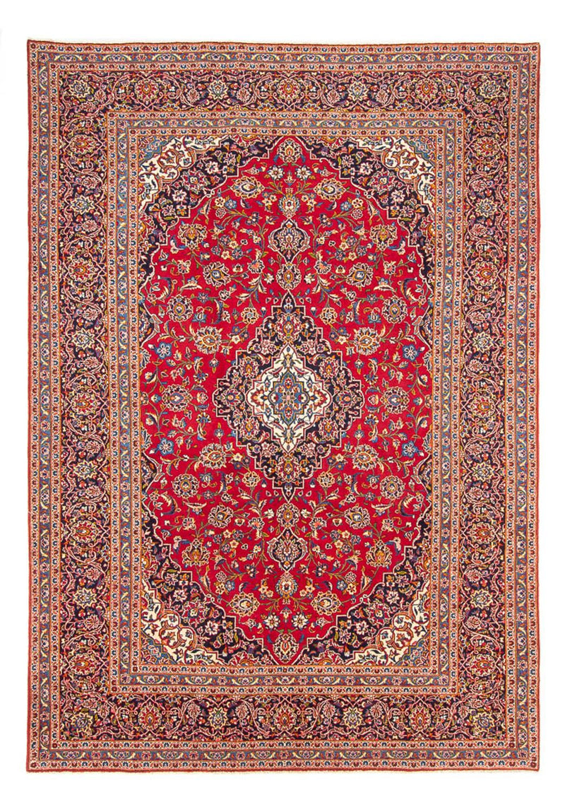 Alfombra persa - Keshan - 337 x 246 cm - rojo